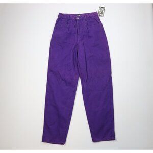 Deadstock Vintage 90s Streetwear Mens 31x34 Baggy Fit Skateboard Jeans Purple